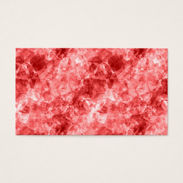 Red Crumged Struktur Visitkort (Framsidan)