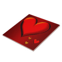 Red Crystal Hearts