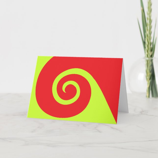 Red Curl Helgkort (Framsida)
