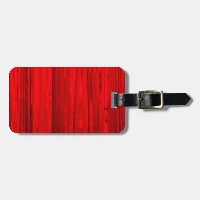 Red Curtain Bagagebricka (Horisontell Framsida)