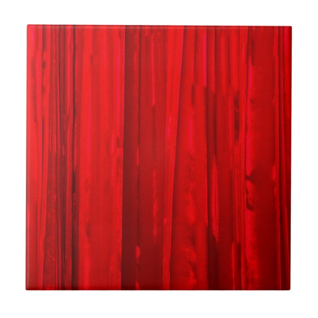 Red Curtain Kakelplatta (Framsidan)