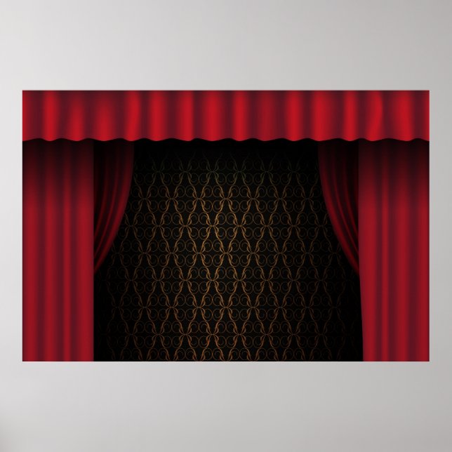 Red Curtain Poster (Framsidan)