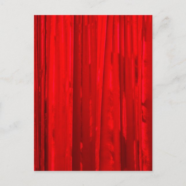 Red Curtain Vykort (Framsida)