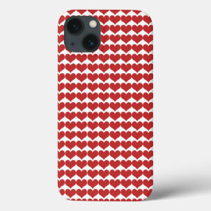 Red Cute Hearts Mönster BT iPad Mini Case