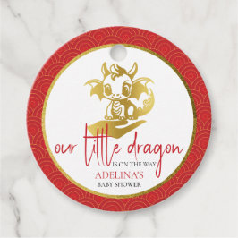 Red Cute Little Dragon är på väg att visa sig vara Gåvor Etiketter