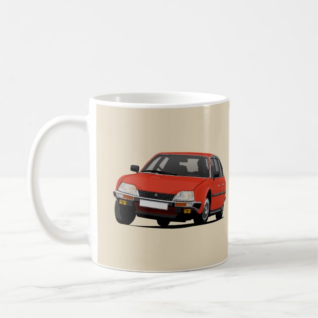 Red CX GTi - två bilder Kaffemugg (Vänster)