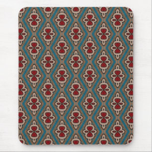 Red Cyan Copper Azulejos Tile Elegance Namn Musmatta