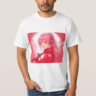 RED cyberpunk T Shirt