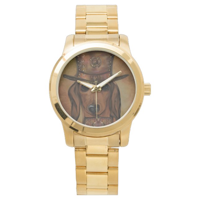 RED DACHSHUND ARMBANDSUR (Framsida)