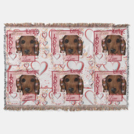 Red Dachshund Filt