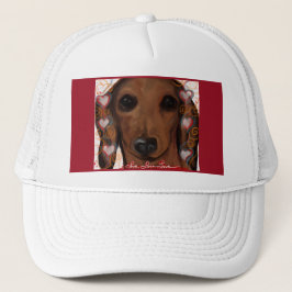 RED DACHSHUND KEPS