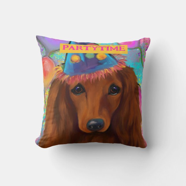 RED DACHSHUND KUDDE (Framsida)
