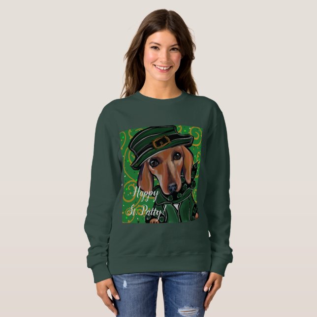 RED DACHSHUND T SHIRT (Hel framsida)