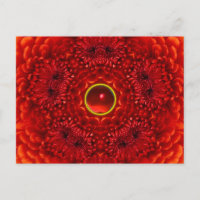 RED DAHLIA OCH RUBY GEMSTONE Blommigt