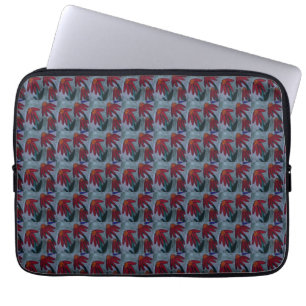 Red Daisy Laptop sleeve