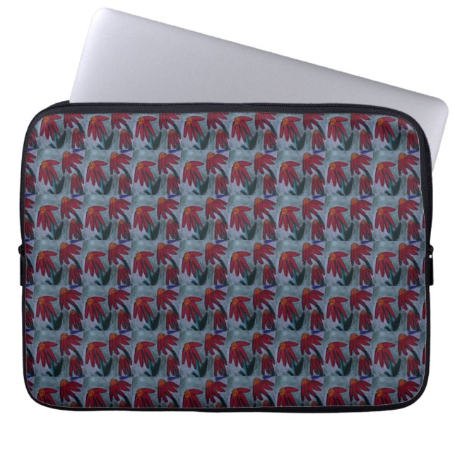 Red Daisy Laptop sleeve (Framsidan)