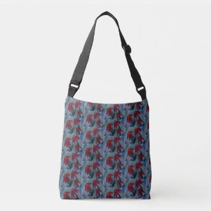 Red Daisys Crossbody Bag Axelväska