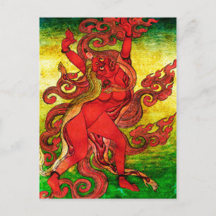 Red Dakini Vykort