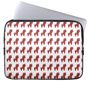 Red Dala Horse Laptop sleeve