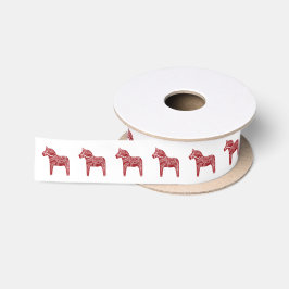 Red Dala Horse Ribbon