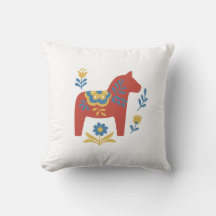 Red Dala Horse Swedish Folk Art