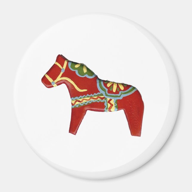 Red Dala magnet (Framsidan)