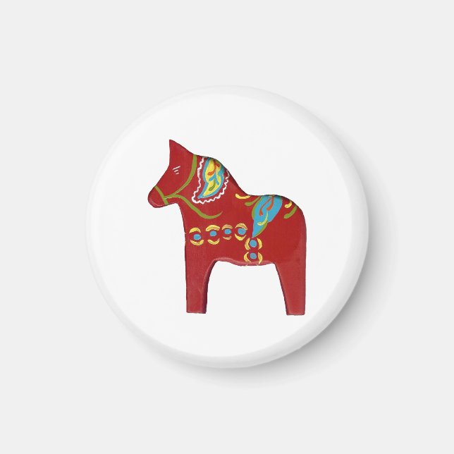 Red Dala magnet (Framsidan)
