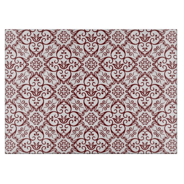Red Damask Center Board (Framsidan)