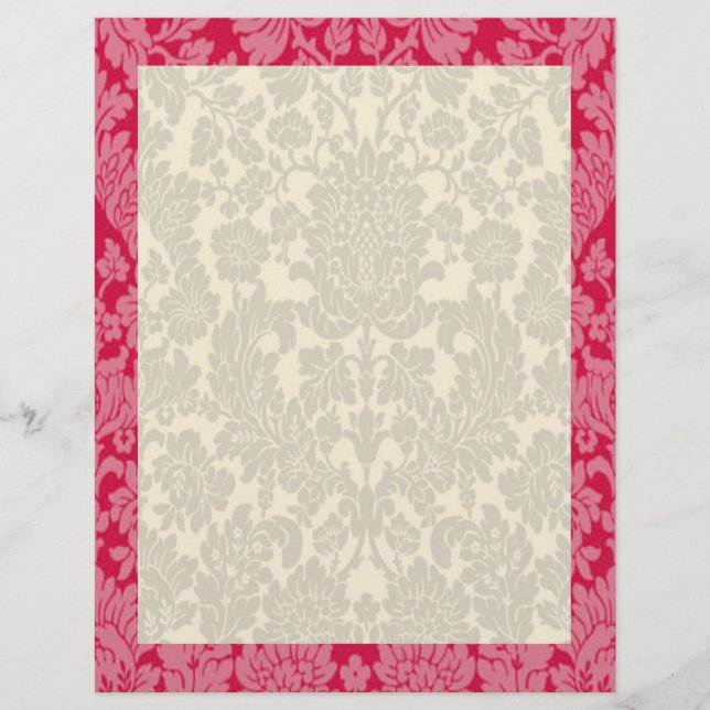 Red Damask Gräns (Framsida)