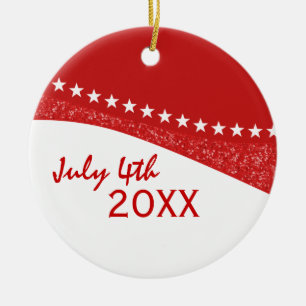 Red Dazzling Star Kurvor Ornament