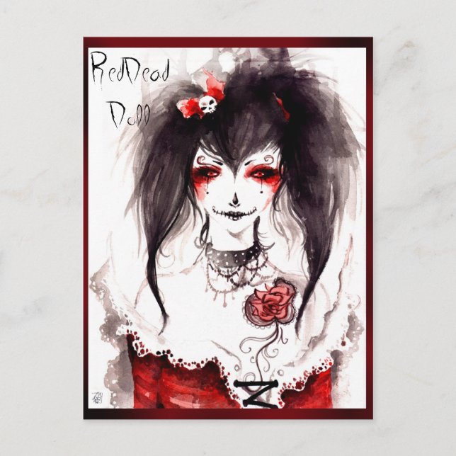 Red Dead Doll Vykort (Framsida)