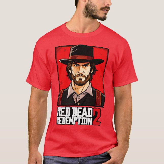 red dead redemption 2 Arthur Morgan T Shirt (Framsida)