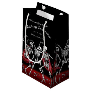 Red Death Dancing Skeletons Gothic Bröllop