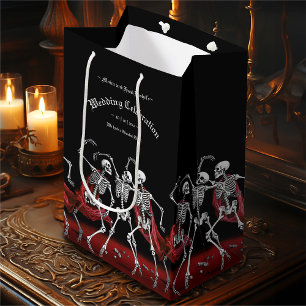 Red Death Dancing Skeletons Gothic Bröllop