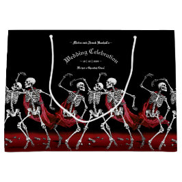 Red Death Dancing Skeletons Gothic Bröllop