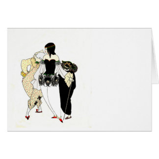 Red Death Masque Illustration Hälsningskort