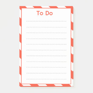 Red Deckstol Rand to Do List Post-it Block