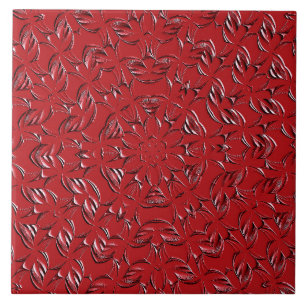 Red Decorative Ceramic Tile Kakelplatta