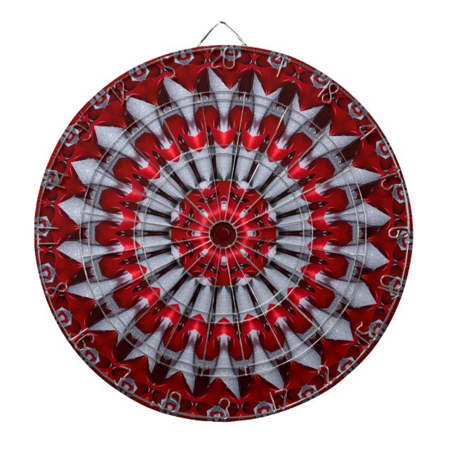 Red Decorative Dartboard Darttavla (Framsidan)