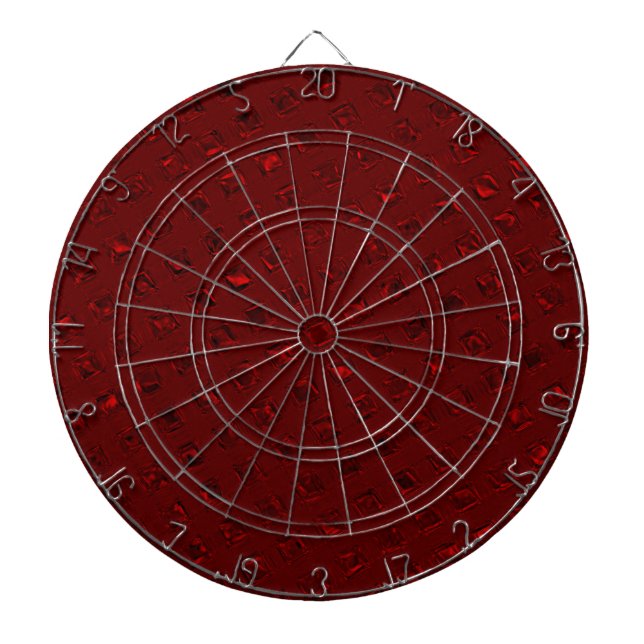 Red Decorative Dartboard Darttavla (Framsidan)