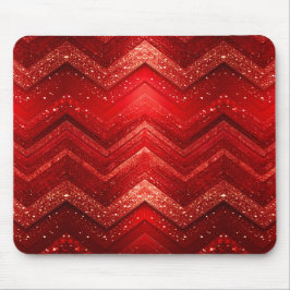 Red Decorative Glitter Mousepad Musmatta
