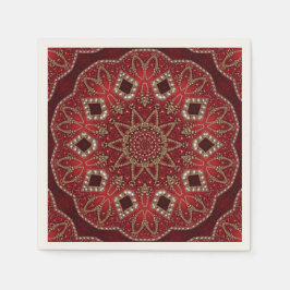Red Decorative Napkins Pappersservett