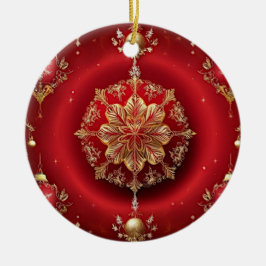Red Decorative Ornaments Helgdag Ornament