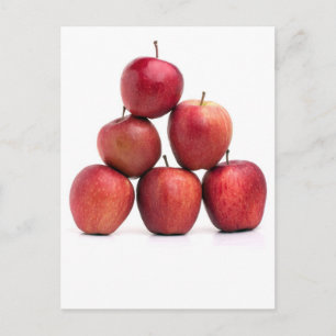 Red Delicious Apples Pyramid Vykort