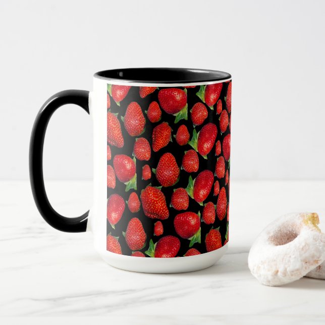 Red Delicious Strawbär Mugg (Med munk)