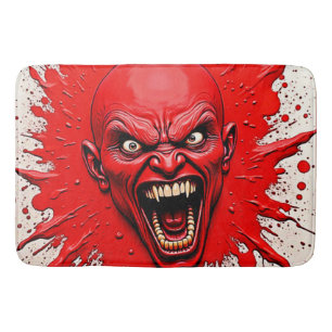 Red Demon Fury Art Badrumsmatta