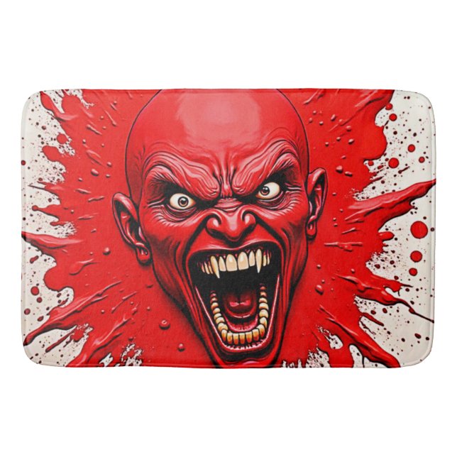 Red Demon Fury Art Badrumsmatta (Framsidan)