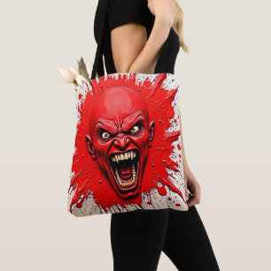 Red Demon Fury Art Tygkasse