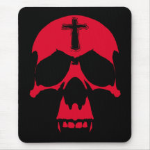 Red Demon Skull Gothic Graphics Design