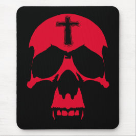 Red Demon Skull Gothic Graphics Design Musmatta